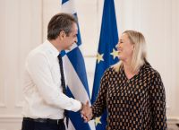 Μητσοτάκης στην Επίτροπο Διεθνών Εταιρικών Σχέσεων: Η Ευρώπη να κάνει περισσότερα για την κλιματική κρίση