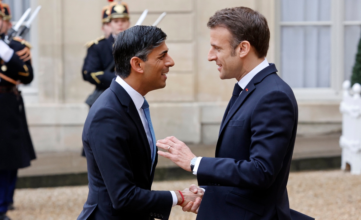 Μακρόν – Σούνακ: Ανάγκη για άμεση ανθρωπιστική βοήθεια στη Γάζα