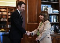 Κατ’ ιδίαν συνάντηση Κασσελάκη με την Πρόεδρο της Δημοκρατίας [vid]
