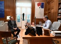 Συνάντηση Μητσοτάκη – Κουρέτα στο Μαξίμου: “Συνεργασία για την ανασυγκρότηση της Θεσσαλίας”
