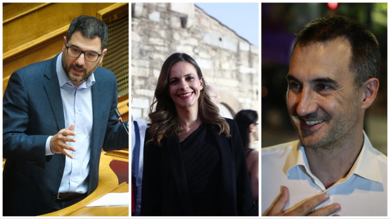 Κοινή παρέμβαση Αχτσιόγλου, Χαρίτση και Ηλιόπουλου για την κρίση στον ΣΥΡΙΖΑ