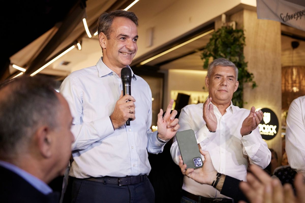 Μητσοτάκης από Λάρισα: Είμαστε εδώ για να στηρίξουμε τον Κώστα Αγοραστό [vid]