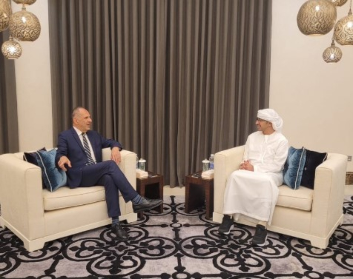 FM Gerapetritis meets with UAE counterpart, Sheikh Abdullah bin Zayed al Nahyan