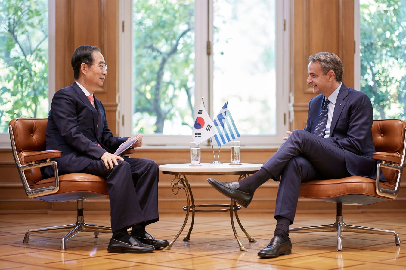 Κορεάτης πρωθυπουργός σε Μητσοτάκη: Μετατρέψατε την οικονομία στην ταχύτερα αναπτυσσόμενη στην Ευρώπη