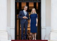 Borders must not be violated and terrorist actions must be answered, Mitsotakis says