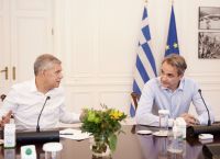 Σύσκεψη υπό τον πρωθυπουργό για την πορεία των έργων αποκατάστασης στη Θεσσαλία – Στο Μαξίμου και ο Αγοραστός Σύσκεψη υπό τον πρωθυπουργό για την πορεία των έργων αποκατάστασης στη Θεσσαλία – Στο Μαξίμου και ο Αγοραστός