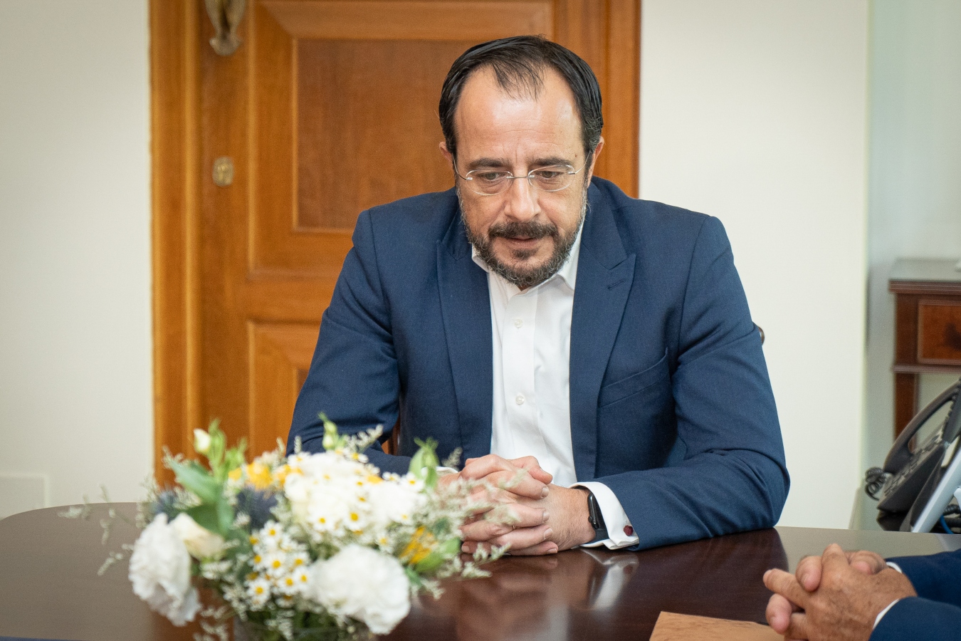Χριστοδουλίδης: Υπέρ της δημιουργίας θαλάσσιου διαδρόμου για ανθρωπιστική βοήθεια στη Γάζα