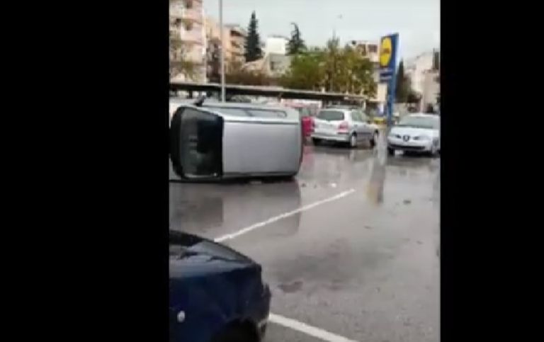 Κακοκαιρία: Αναποδογύρισαν αυτοκίνητα στην Ξάνθη – Η κατάσταση σε Καλαμπάκα και Πάτρα [vid]