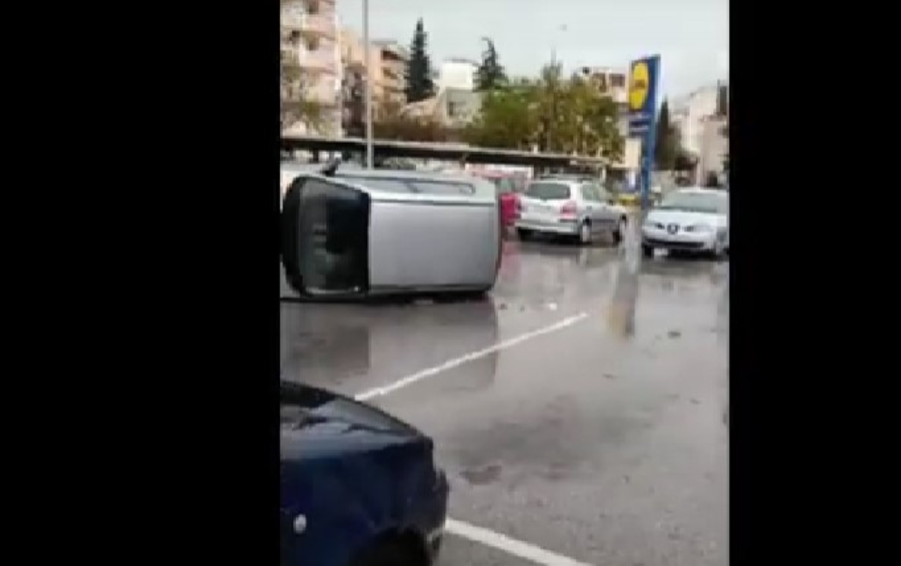 Κακοκαιρία: Αναποδογύρισαν αυτοκίνητα στην Ξάνθη – Η κατάσταση σε Καλαμπάκα και Πάτρα [vid]
