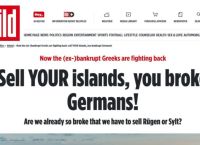 Bild: ”Χρεοκοπημένοι Γερμανοί πουλήστε τα νησιά σας – Οι Έλληνες αντεπιτίθενται” [pic]