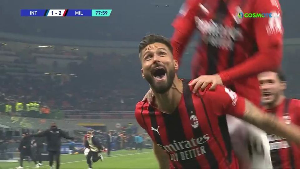 Champions League: Όταν ο Ζιρού «ξελάσπωσε» τη Μίλαν με κάθε πιθανό τρόπο 2-1