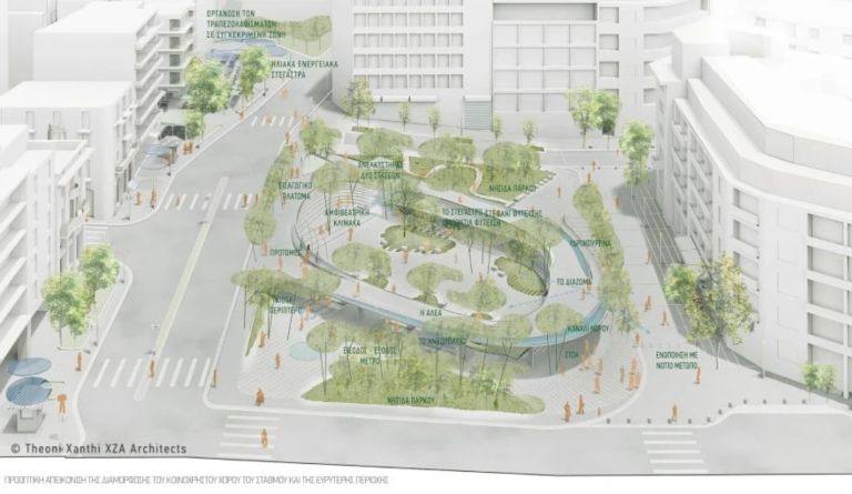 Kolonaki: What the new square will look like after the metro opens – See videos and photos