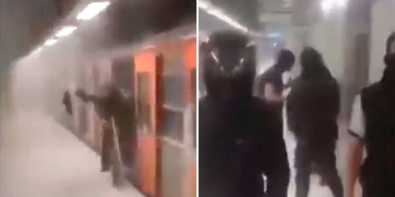 Μοναστηράκι: Άγρια επεισόδια ακροδεξιών-αντιεξουσιαστών στον ΗΣΑΠ, σε βαγόνια γεμάτα κόσμο [vid]