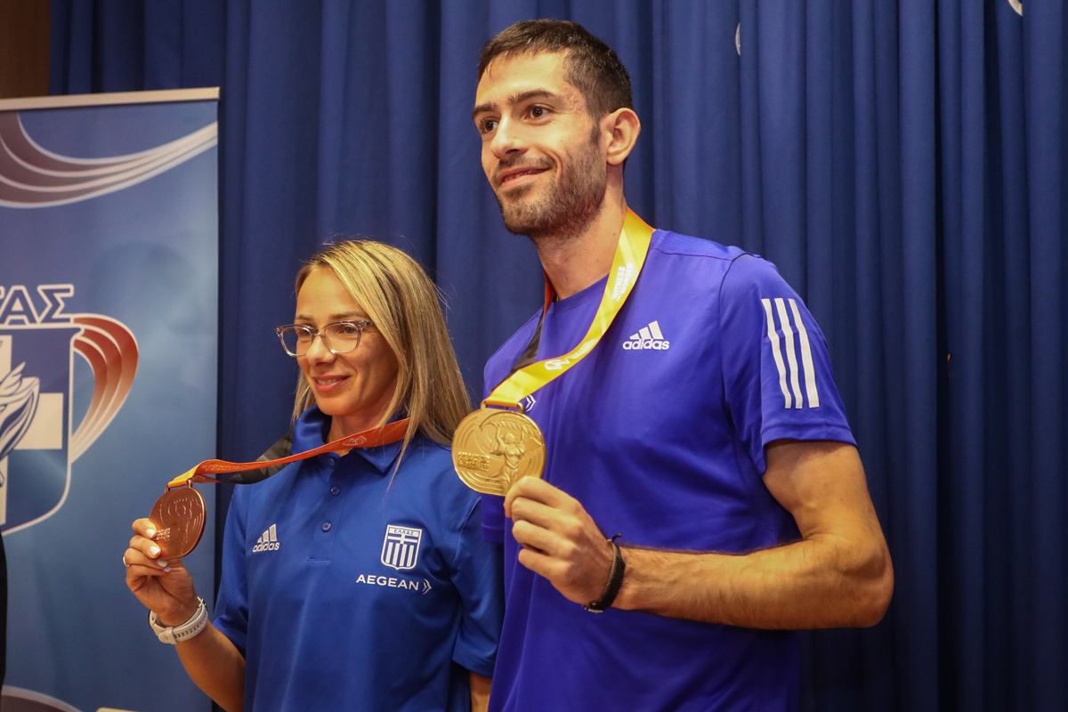 Miltos Tedoglou and Antigoni Drisbioti Named Top Athletes of the Year in Greece
