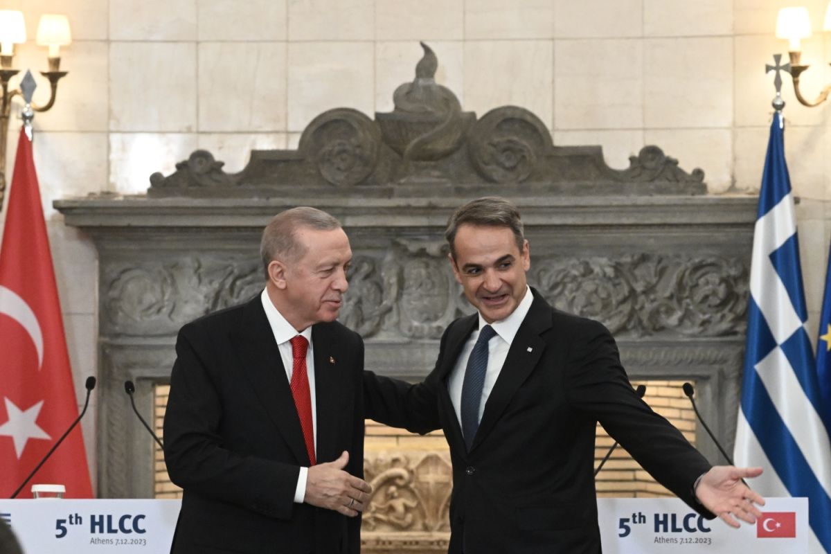 Live οι κοινές δηλώσεις Μητσοτάκη-Ερντογάν από το Μέγαρο Μαξίμου [vid]