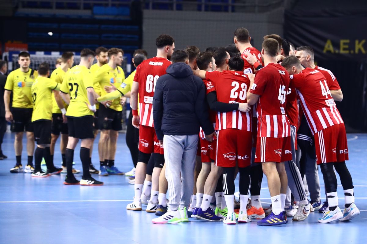 Handball: ΑΕΚ – Ολυμπιακός 23-27 – Πρωταθλητές χειμώνα οι Πειραιώτες