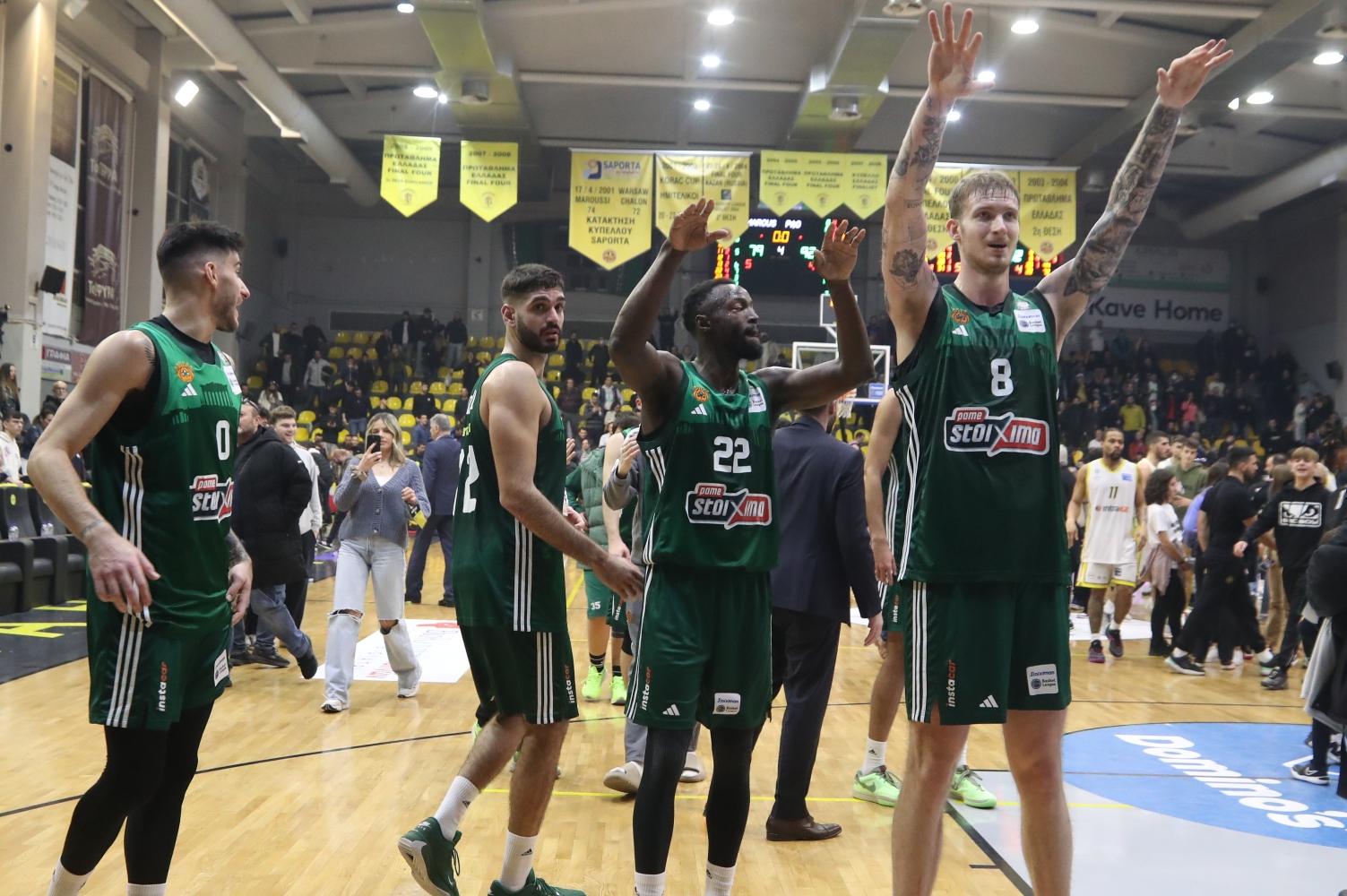 Μαρούσι – Παναθηναϊκός 79-92: Έκλεισε αήττητος το 2023 στη Basket League