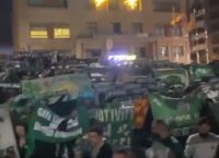 Πράσινη τρέλα! Έκαναν… Λεωφόρο το Βιγιαρεάλ οι οπαδοί του τριφυλλιού [vid]