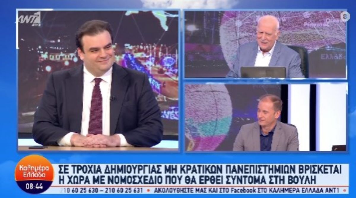 «Tο Yale θα μπορεί να κάνει μεταπτυχιακό μέσα στο ΕΚΠΑ» – Εξηγήσεις Πιερρακάκη για τα μη κρατικά πανεπιστήμια