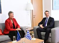 Μητσοτάκης: Συναντήθηκε με την ευρωπαία επίτροπο Εσωτερικών Υποθέσεων, Ίλβα Γιόχανσον