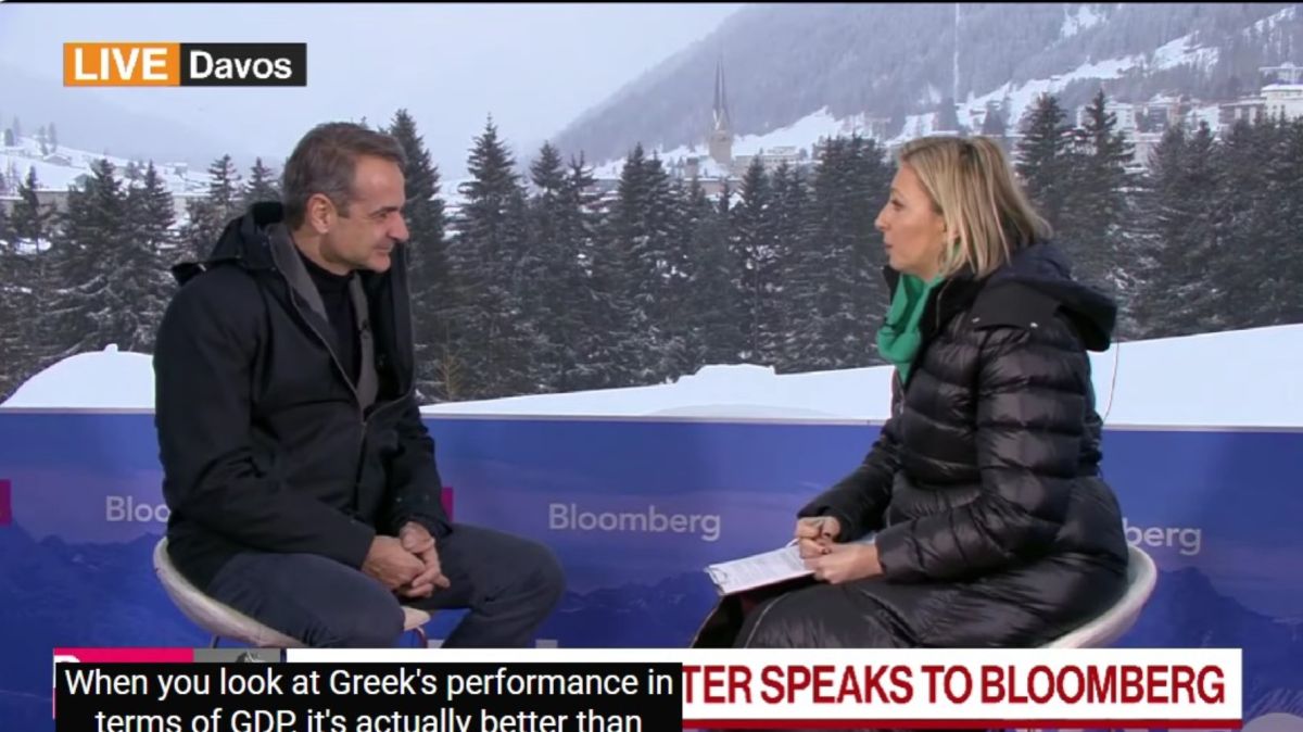 PM Mitsotakis to Bloomberg TV: 2024 will be a good year for the Greek economy