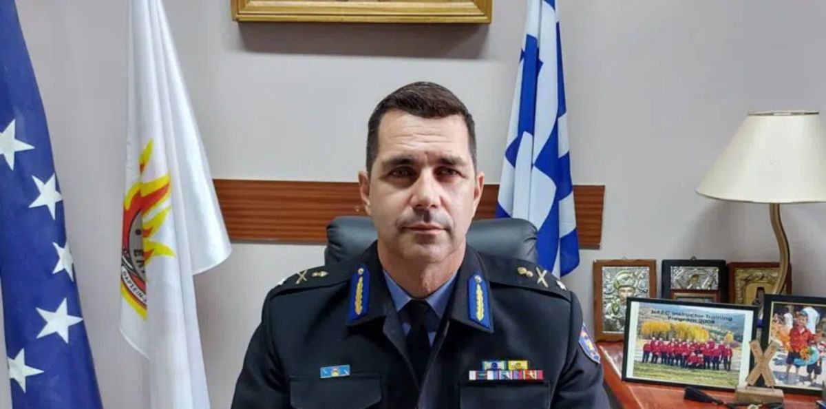Νέος υπαρχηγός της Πυροσβεστικής ο αντιστράτηγος Νικόλαος Ρουμελιώτης