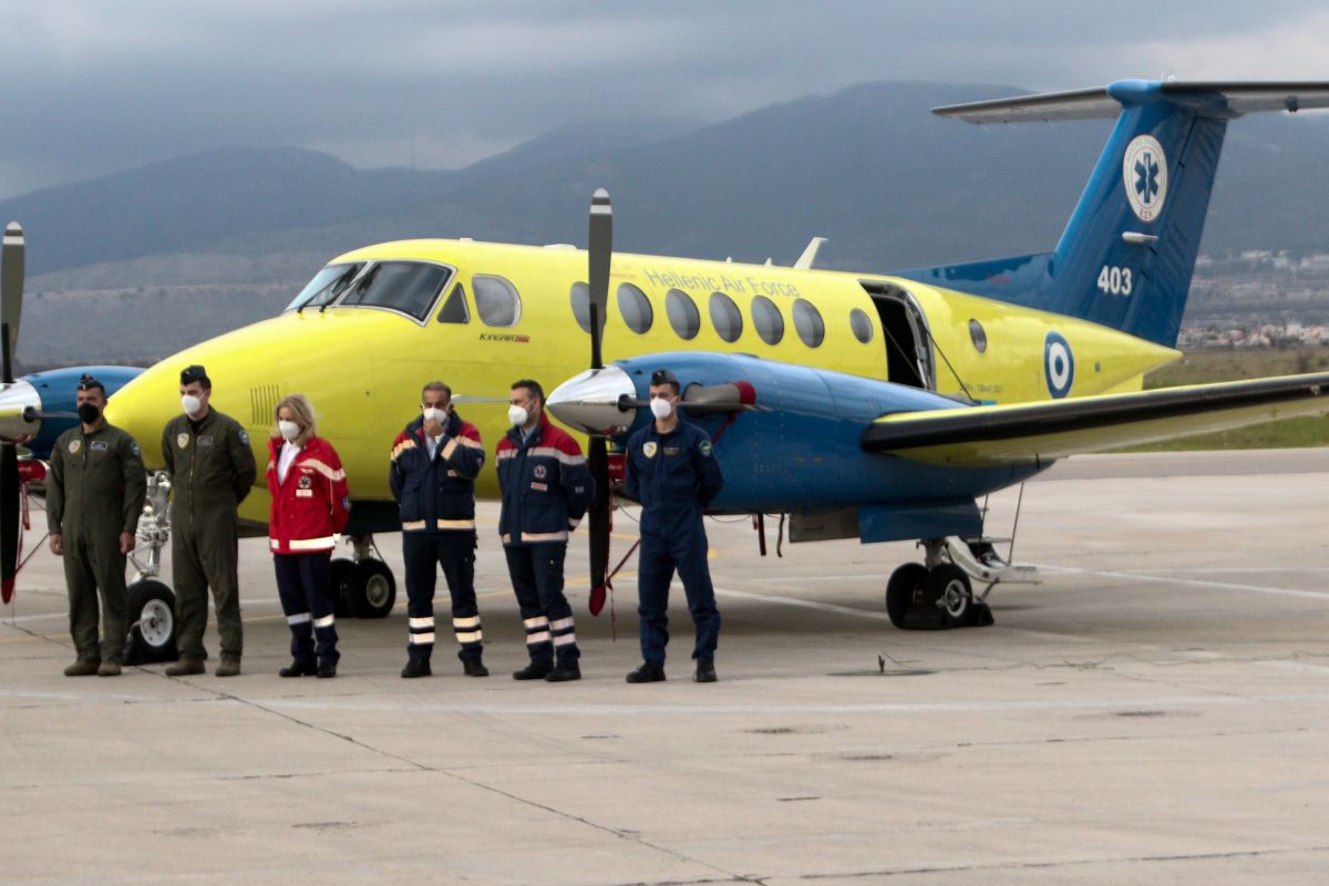Δεκαεπτά ασθενείς μετέφεραν τα πτητικά μέσα της Πολεμικής Αεροπορίας  από νησιά του Αιγαίου