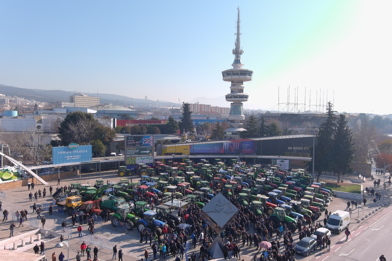 Έφτασαν οι αγρότες στη Θεσσαλονίκη για την Agrotica [vid]