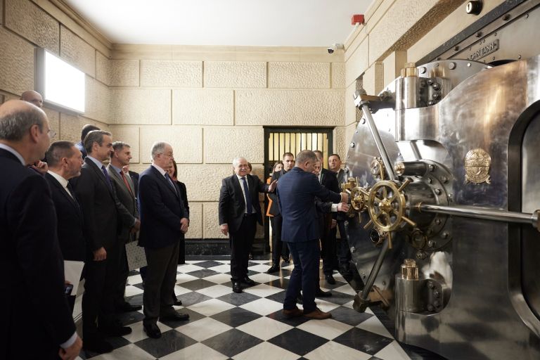 Bank of Greece: Inauguration of the Renovated Vault