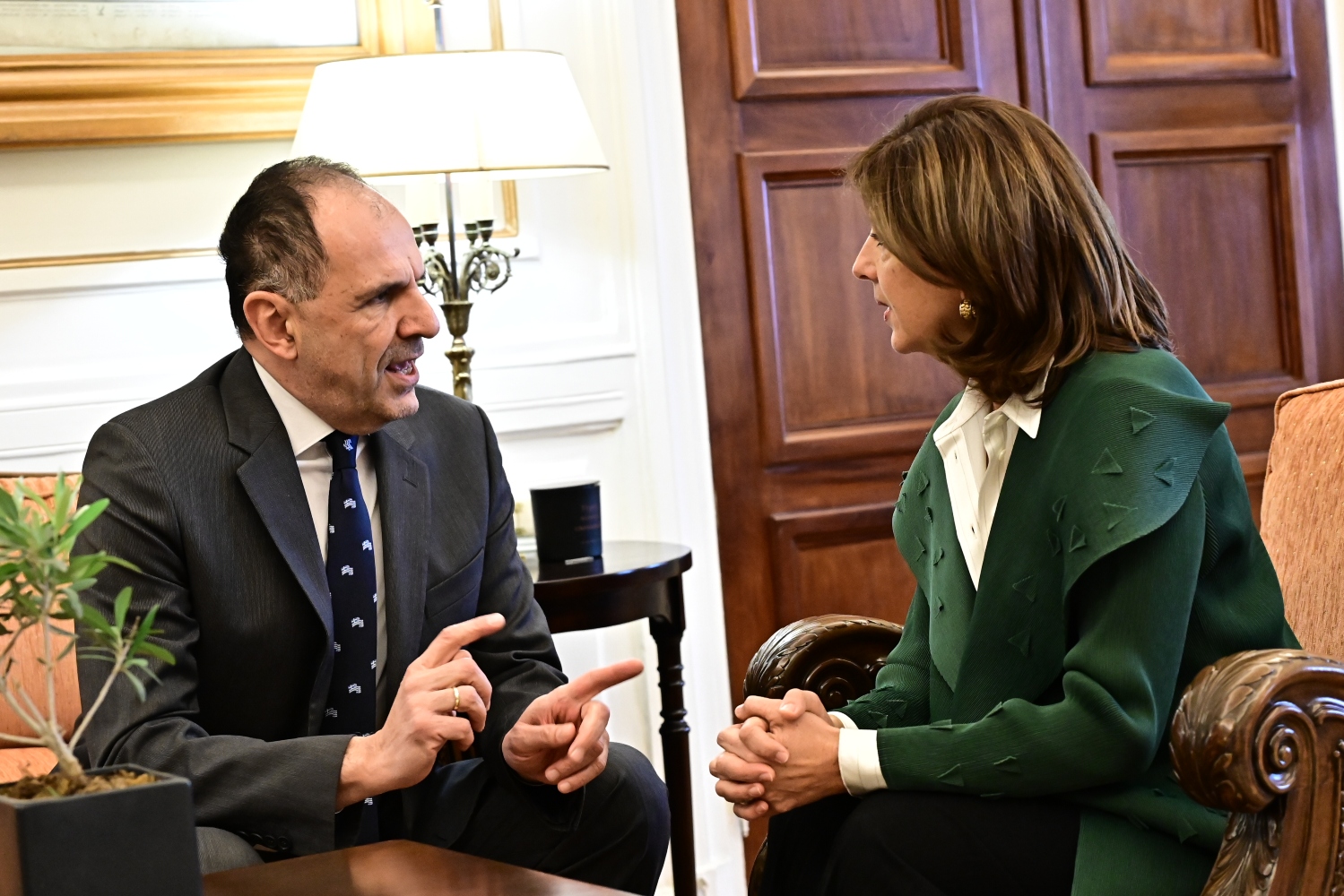 Συνάντηση Γεραπετρίτη με Απεσταλμένη ΓΓ ΟΗΕ: «Ψηλά» το Κυπριακό