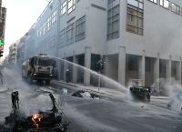 Επεισόδια με μολότοφ στο κέντρο της Αθήνας μετά το τέλος του πανεκπαιδευτικού συλλαλητηρίου