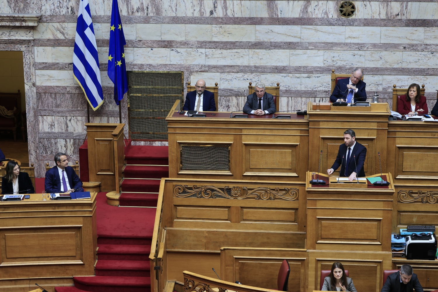 Live η ώρα του πρωθυπουργού: O Μητσοτάκης απαντά στην ερώτηση Ανδρουλάκη
