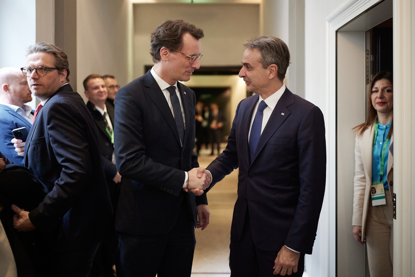 Μόναχο: Θερμή υποδοχή στον Κ. Μητσοτάκη