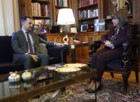 Συνάντηση Σακελλαροπούλου – Χαρίτση στο Προεδρικό Μέγαρο: ”Βρισκόμαστε σε μια πολιτική συγκυρία πολύ πυκνή”