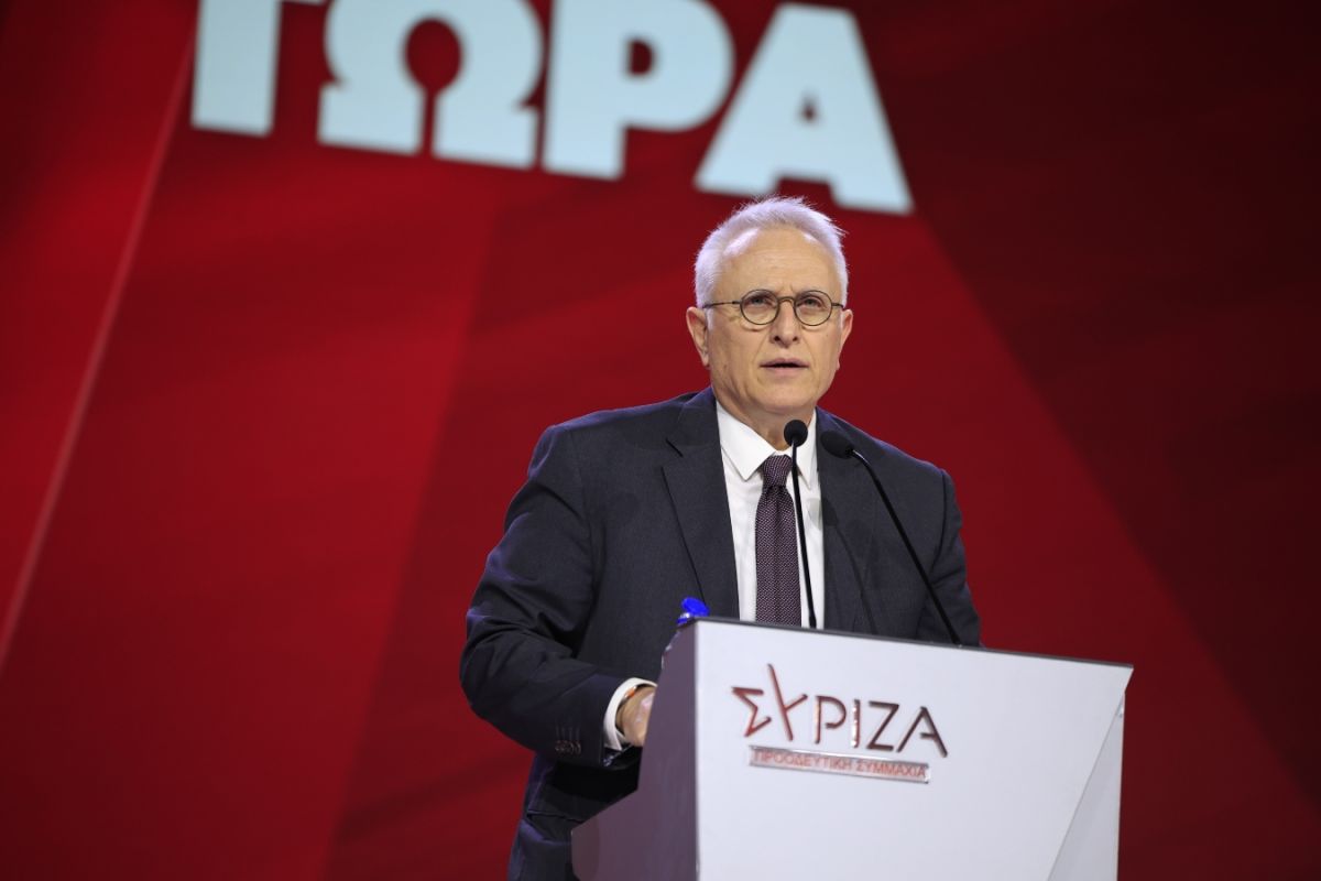 ΣΥΡΙΖΑ: Ενταση με γιουχαΐσματα κατά την ομιλία του Γιάννη Ραγκούση