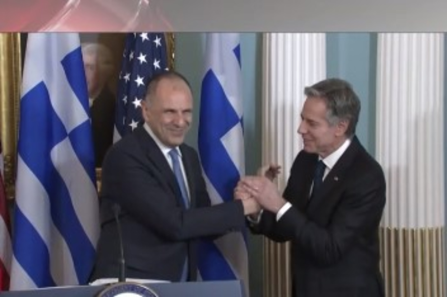 Συνάντηση Μπλίνκεν – Γεραπετρίτη: Η Ελλάδα μπήκε στο πρόγραμμα διαστημικής συνεργασίας «Artemis»