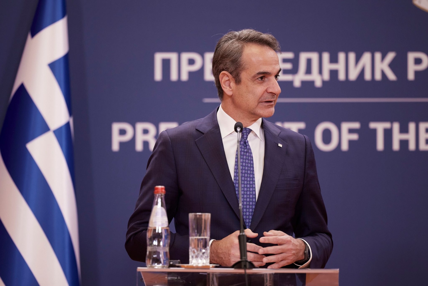 Μητσοτάκης από Βελιγράδι: Σταθερά στηρίζουμε την ευρωπαϊκή προοπτική της Σερβίας