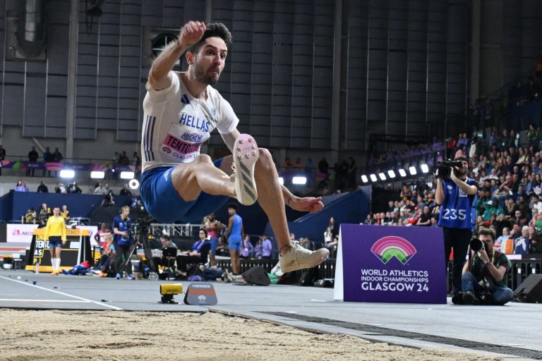 Tentoglou wins long jump gold at the World Athletics Indoor Championships Glasgow 2024