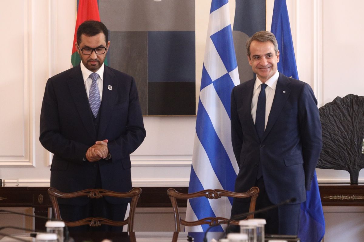 Μητσοτάκης: Συνάντηση με τον υπ. Βιομηχανίας των ΗΑΕ – Έμφαση στις ανανεώσιμες πηγές ενέργειας
