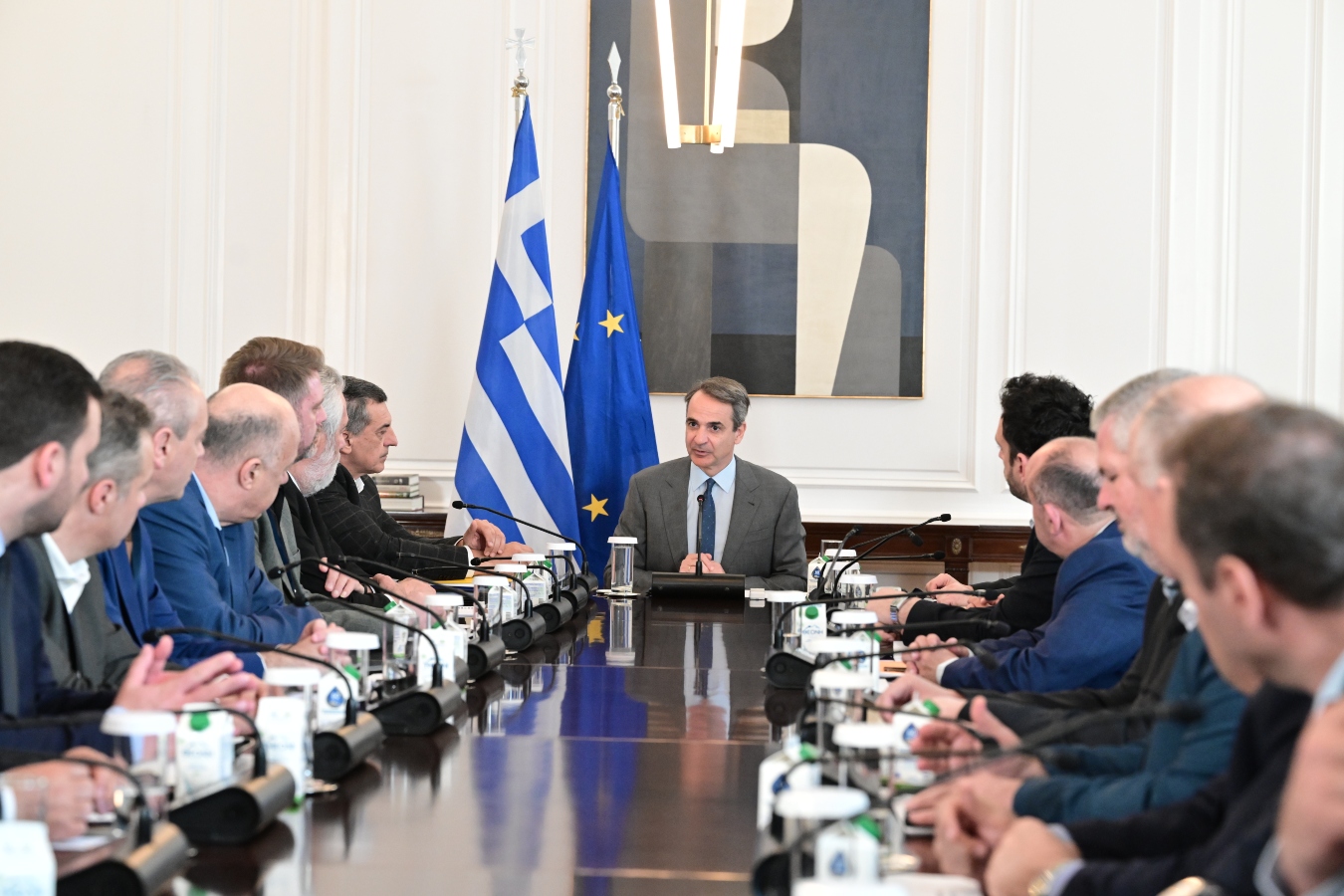 Μητσοτάκης στους φορείς της Θεσσαλίας:Πρώτη ολιστική προσπάθεια το masterplan,τώρα αρχίζει η δύσκολη δουλειά