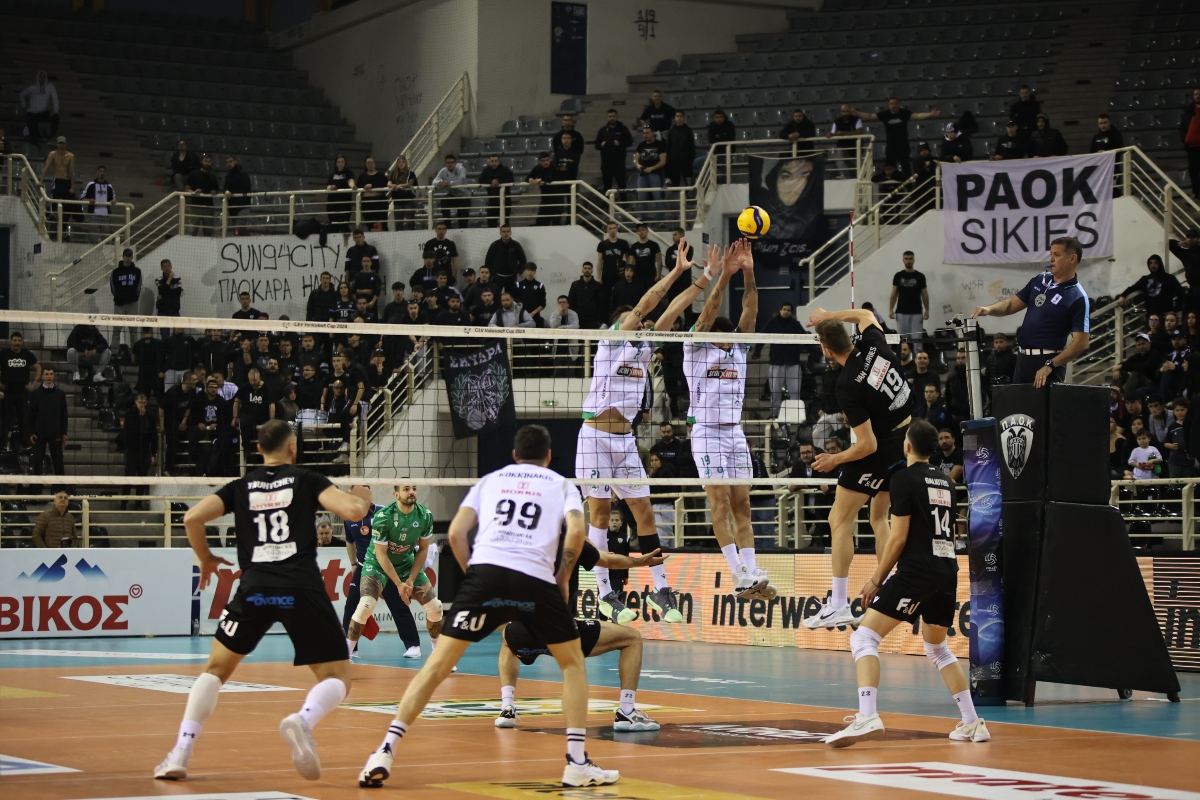 Volley League: Στον τελικό των play off ο Παναθηναϊκός με 3-1 τον ΠΑΟΚ