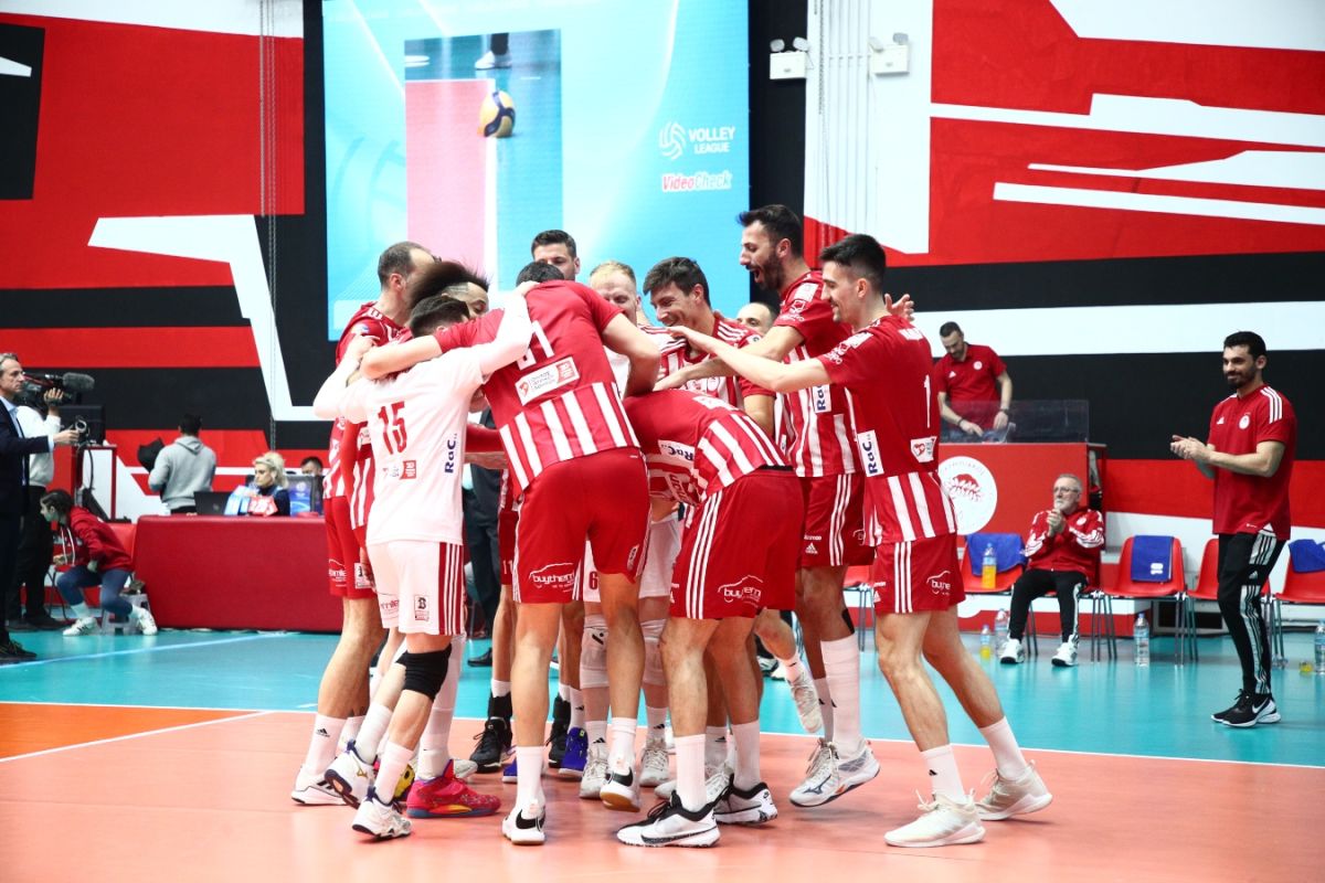 Ολυμπιακός – Μίλωνας 3-0: Πέρασε στους τελικούς της Volleyleague με περίπατο στον πέμπτο ημιτελικό