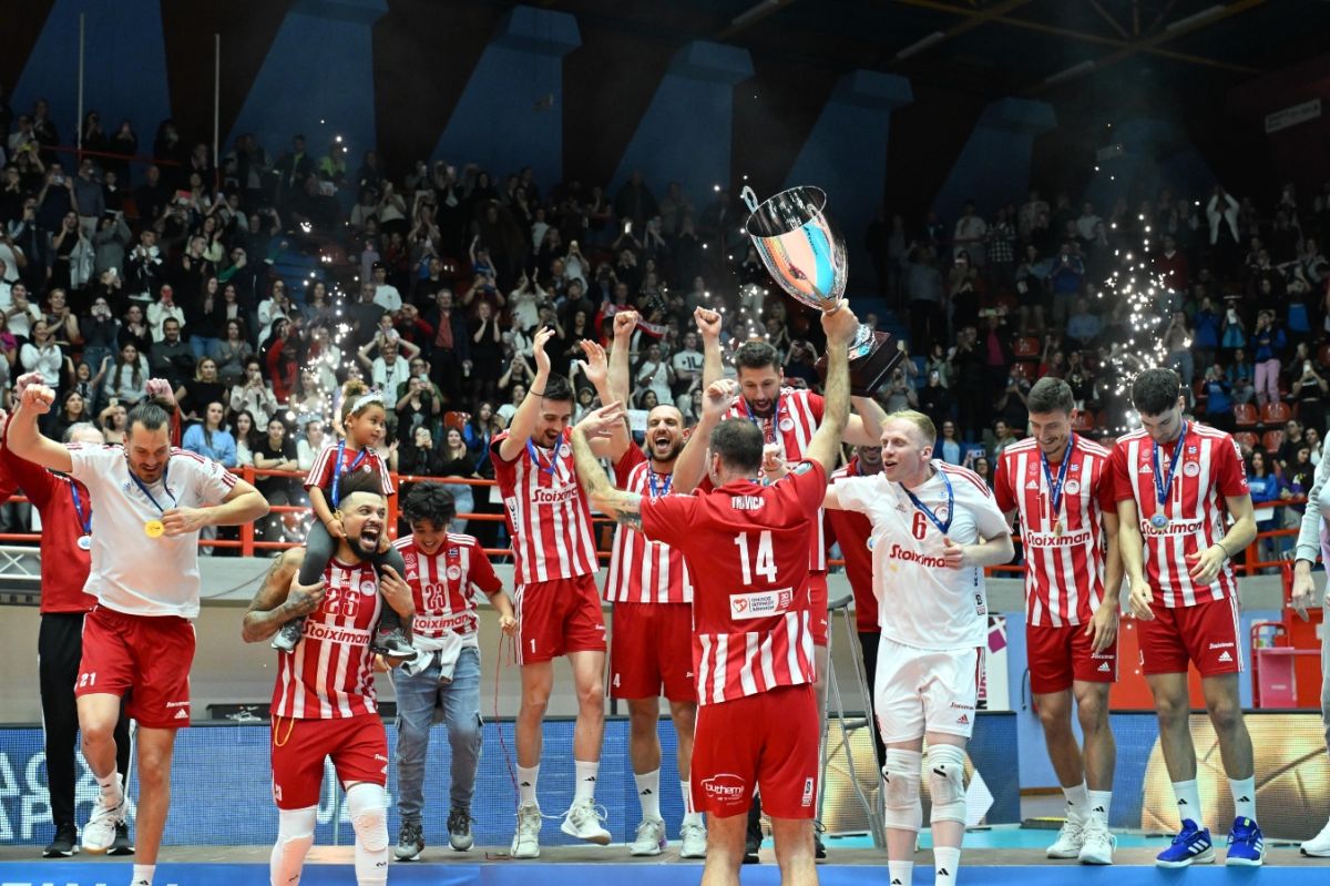 Ολυμπιακός Μίλωνας: Κυπελλούχοι Ελλάδας για 18η φορά οι ερυθρόλευκοι