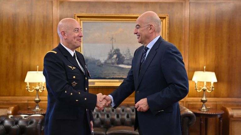 Defence Min Dendias meets with NATO Supreme Allied Commander Transformation (SACT)