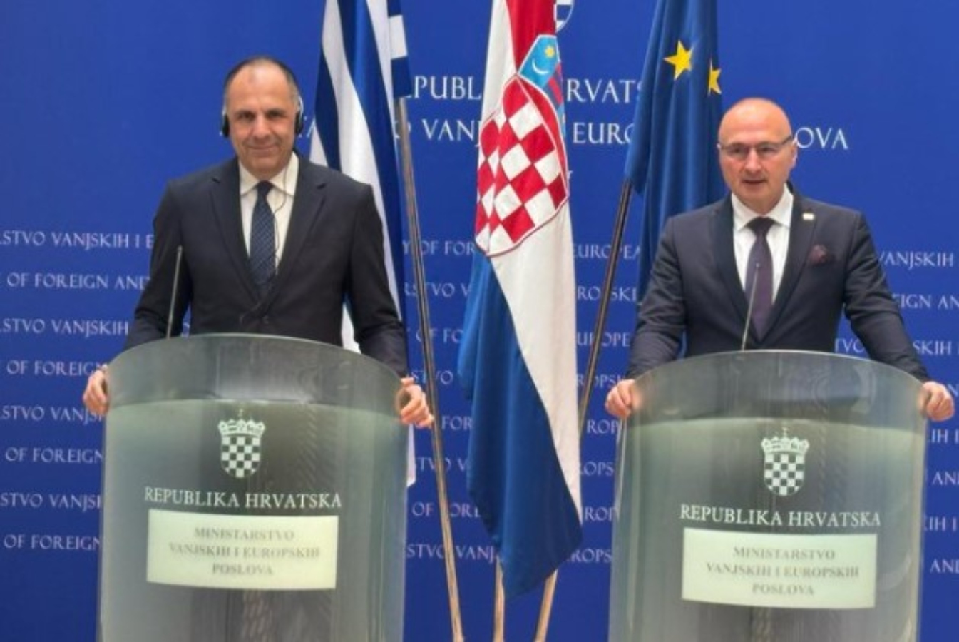 Γεραπετρίτης για Βοσνία – ΕΕ: Κοινή βούληση Ελλάδας- Κροατίας για έναρξη των ενταξιακών δραπραγματεύσεων