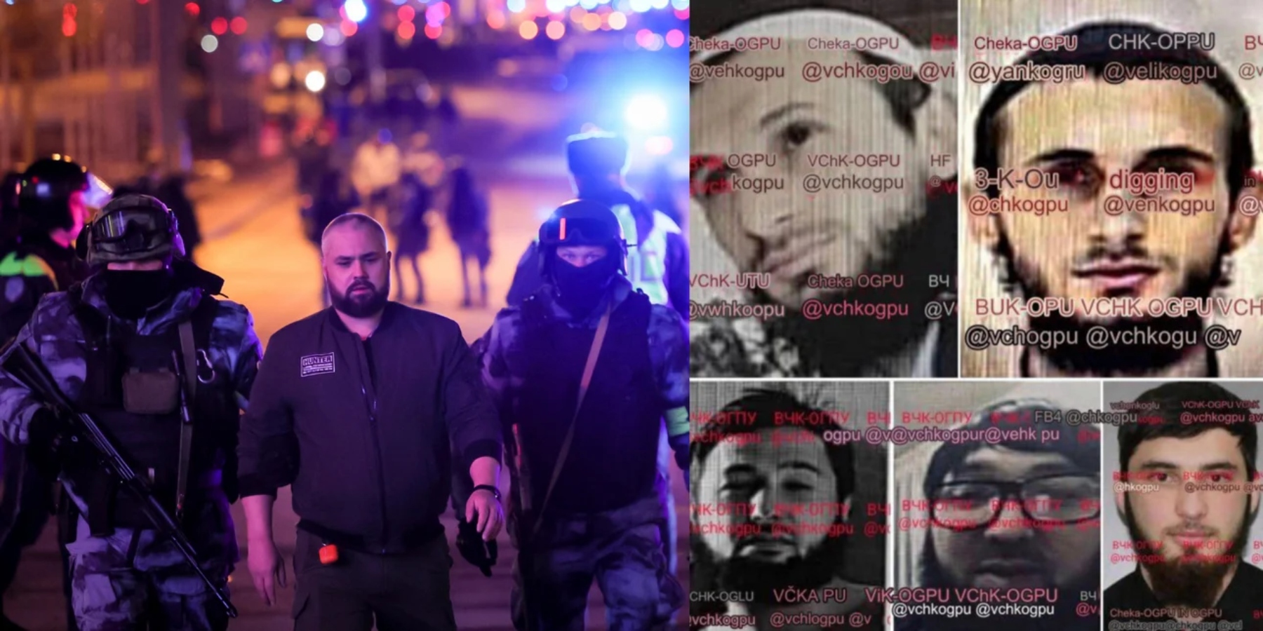 Το Ισλαμικό Κράτος ανέλαβε την ευθύνη για το μακελειό στη Μόσχα -Οι 5 τρομοκράτες που καταζητούνται