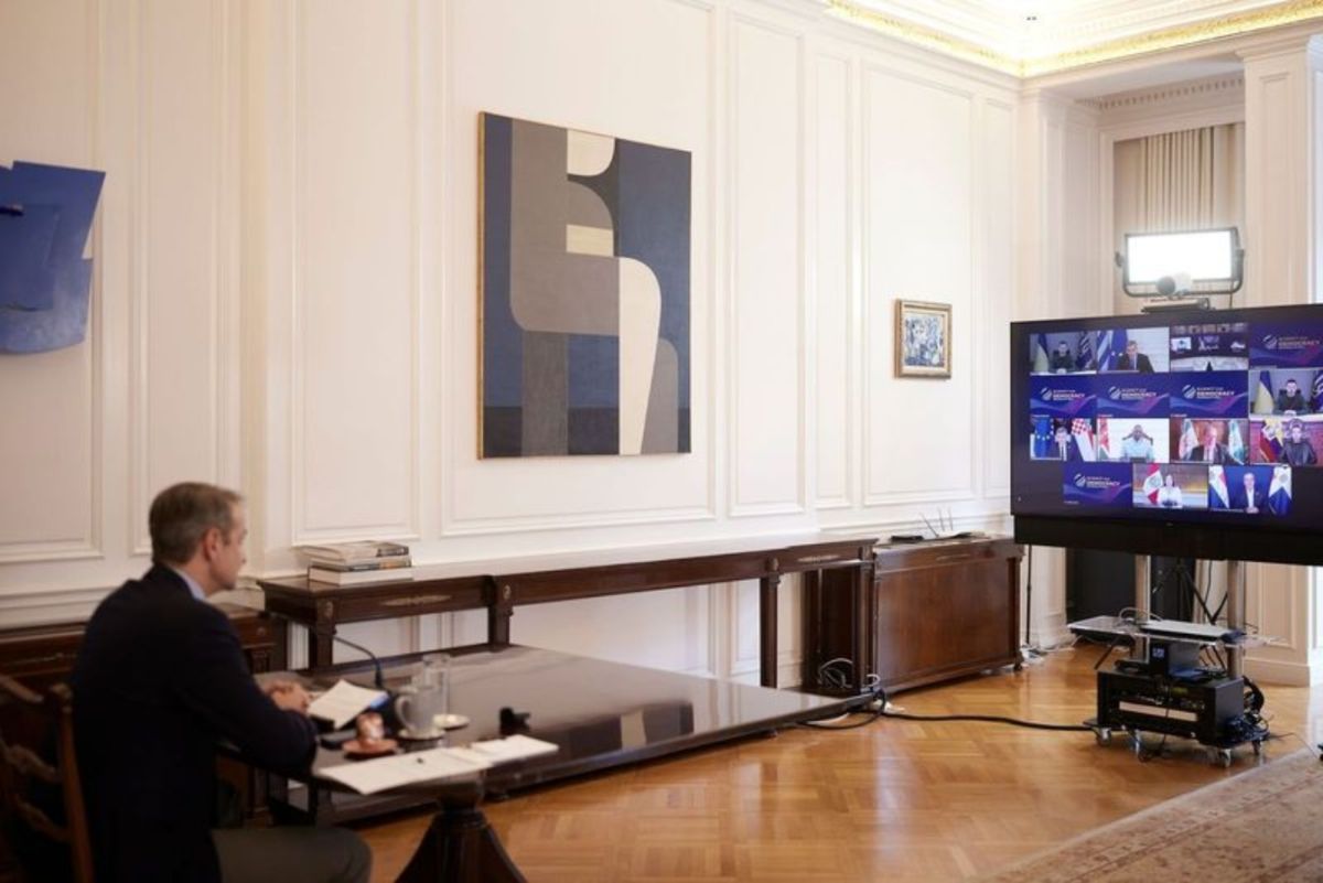 Μητσοτάκης: Χρέος των δημοκρατιών να ενώσουν τις δυνάμεις τους απέναντι στην επιθετική συμπεριφορά κρατών