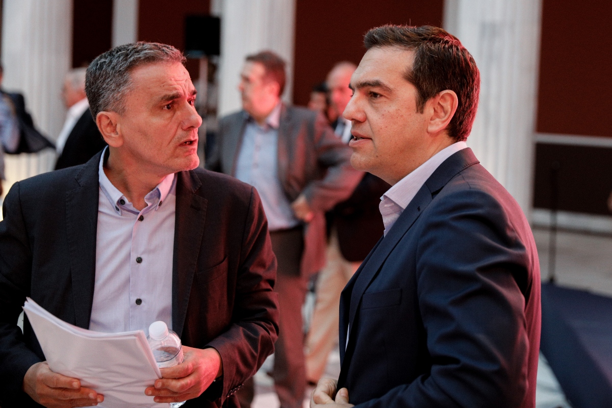 Η “συνομιλία” των Τσίπρα, Τσακαλώτου, Βαρουφάκη με τον Σόιμπλε