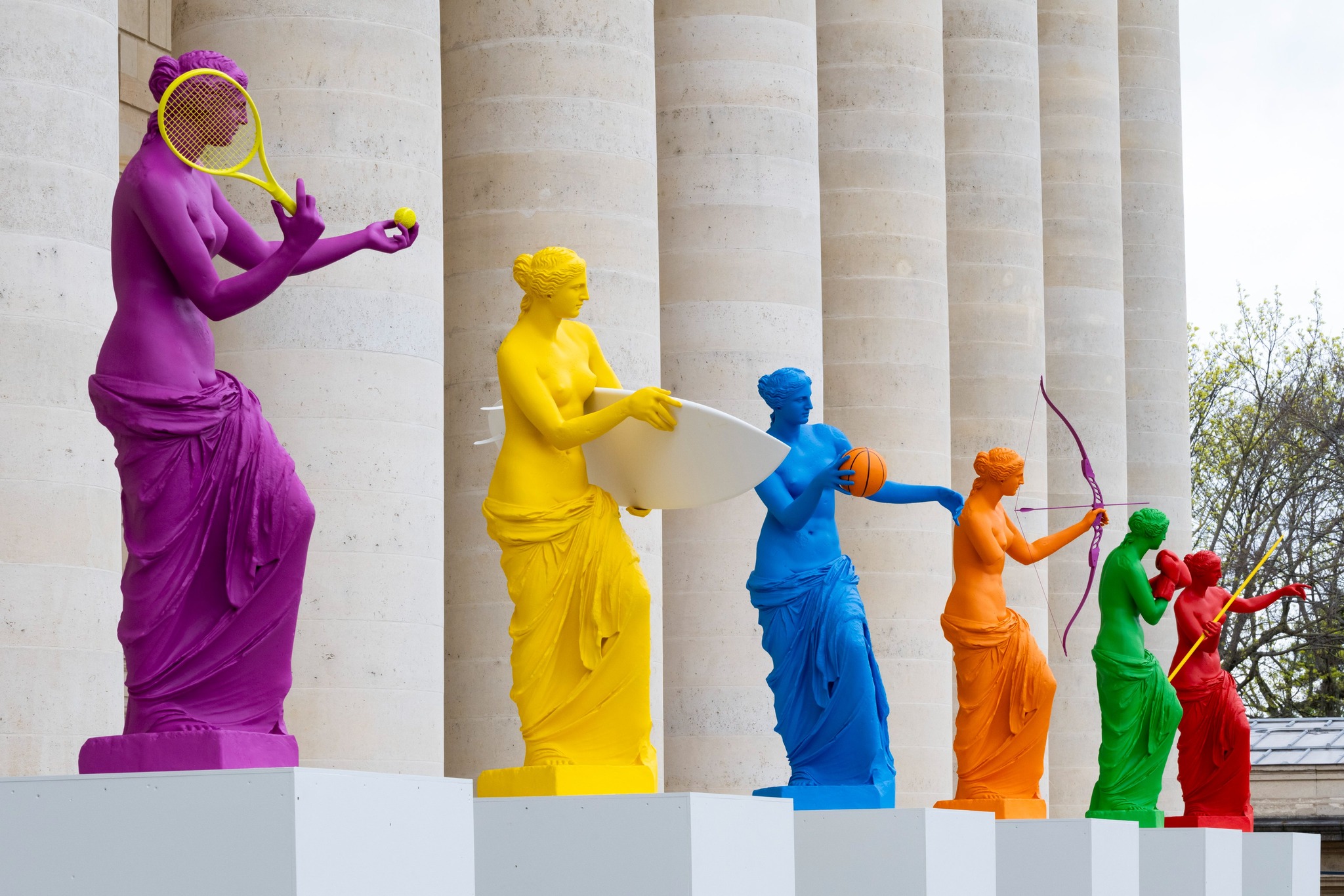 Venus de Milo Takes a Parisian Spin: Iconic Statue Heads to National Assembly for Olympic Games Promotion