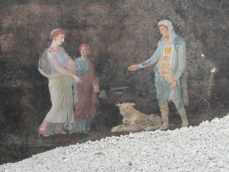 Stunning Frescos Depicting Trojan War Unearthed in Pompeii Excavation